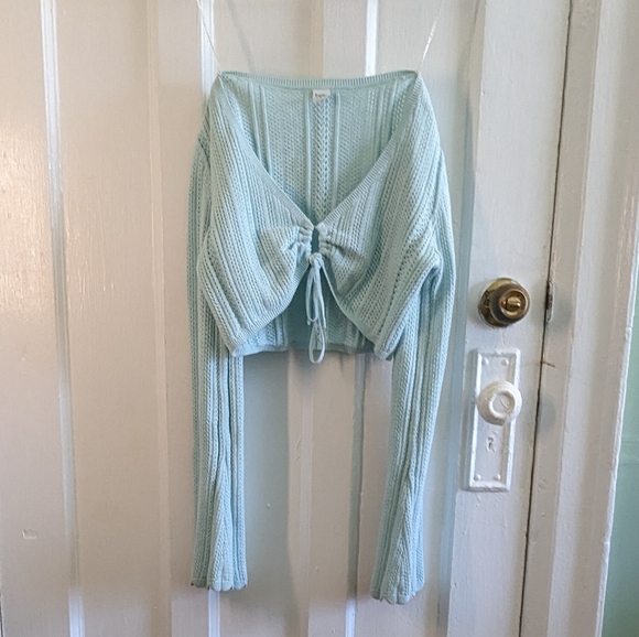 Boho style blue top - Picture 1 of 3